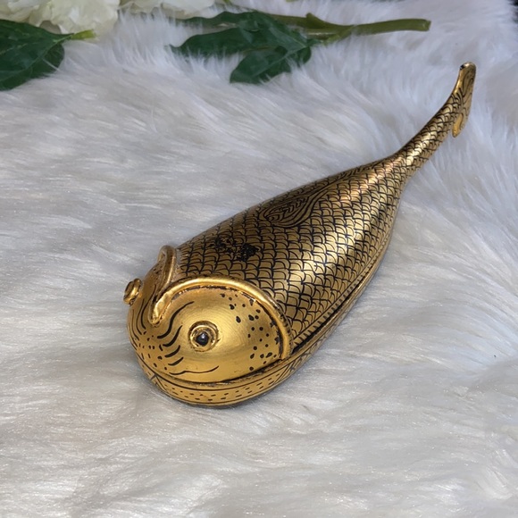 Other - Wooden Trinket Tray whale Wooden Box